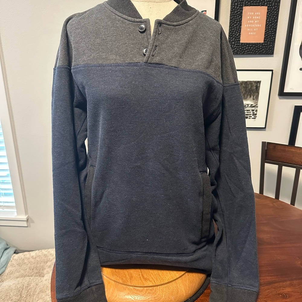 lululemon athletica Two-Tone Gray Sweatshirt